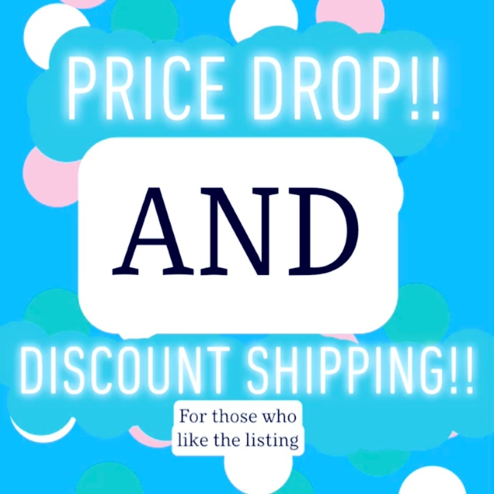 Price drop and discounted shipping!
